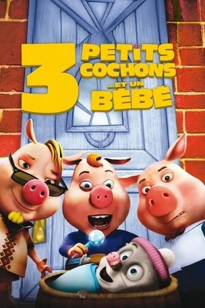  3 petits cochons... et un bébé affiche 