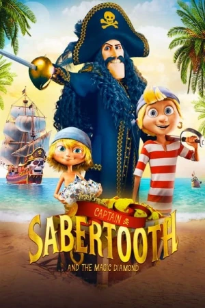  Capitaine Dent de Sabre et le diamant magique affiche 